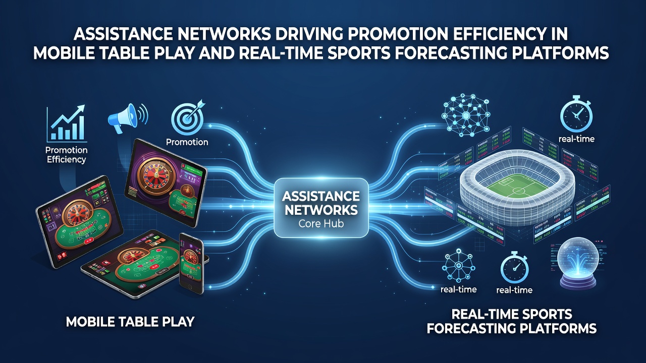 Darstellung von Assistenznetzwerken in mobilen Glücksspielplattformen mit Fokus auf Tischspiele und Sportwetten
