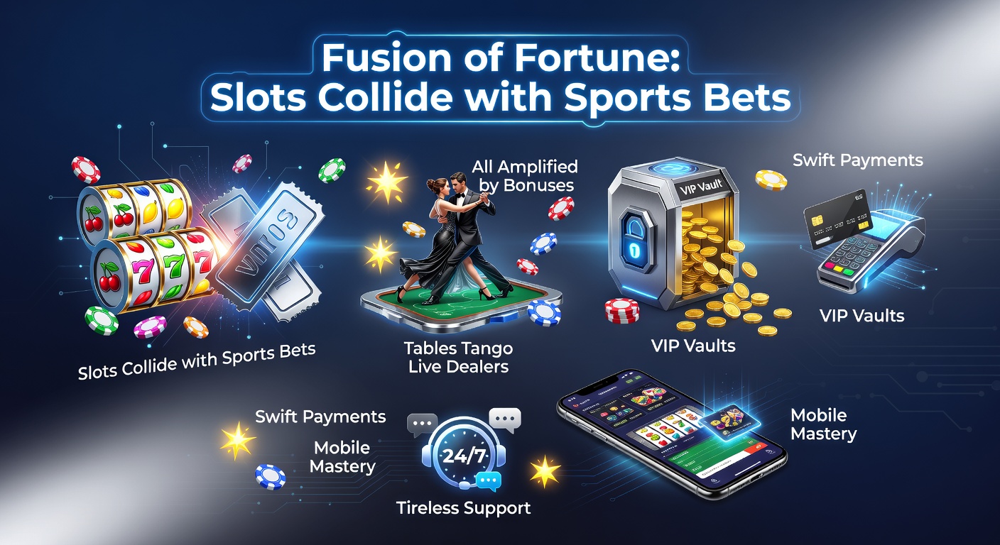 Dynamische Kollision von Slot-Rollen, Sportwetten-Quoten und Live-Tischszenen mit Bonus-Explosionen und mobilen Elementen